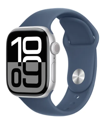 Apple Watch Series 10 GPS + Cellular 46mm Sport Band MWY43LW/A Jet Black